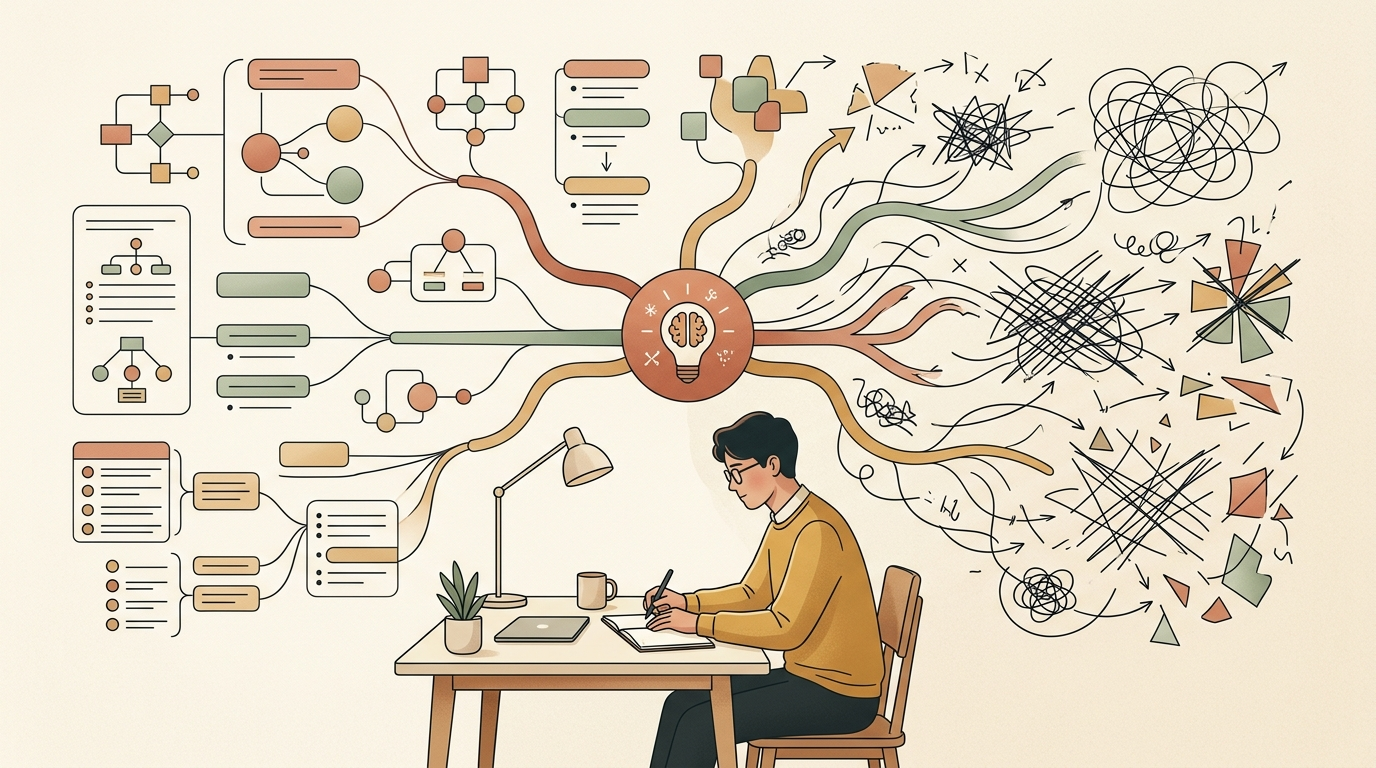 Mind maps, concept maps or outlines: choose a format for the task